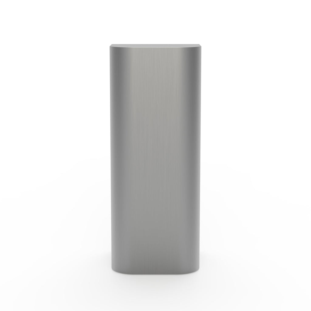 Socle élégant en acier inoxydable avec silhouette incurvée anti-traces de doigts pour salon