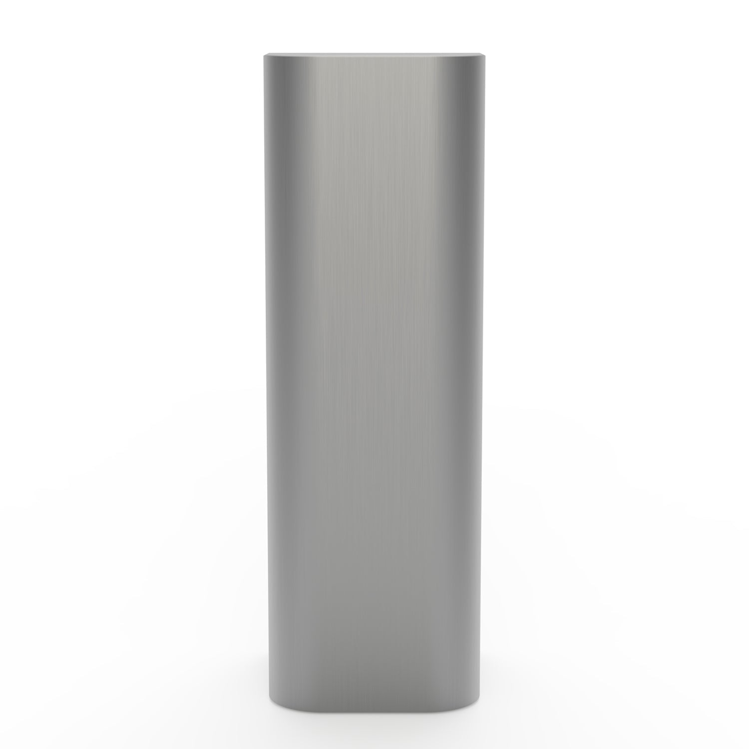 Socle élégant en acier inoxydable avec silhouette incurvée anti-traces de doigts pour salon