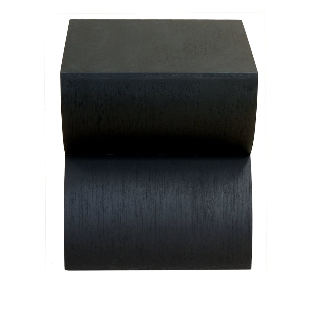 Table d'appoint moderne en bois avec plateau rond compact pour salon