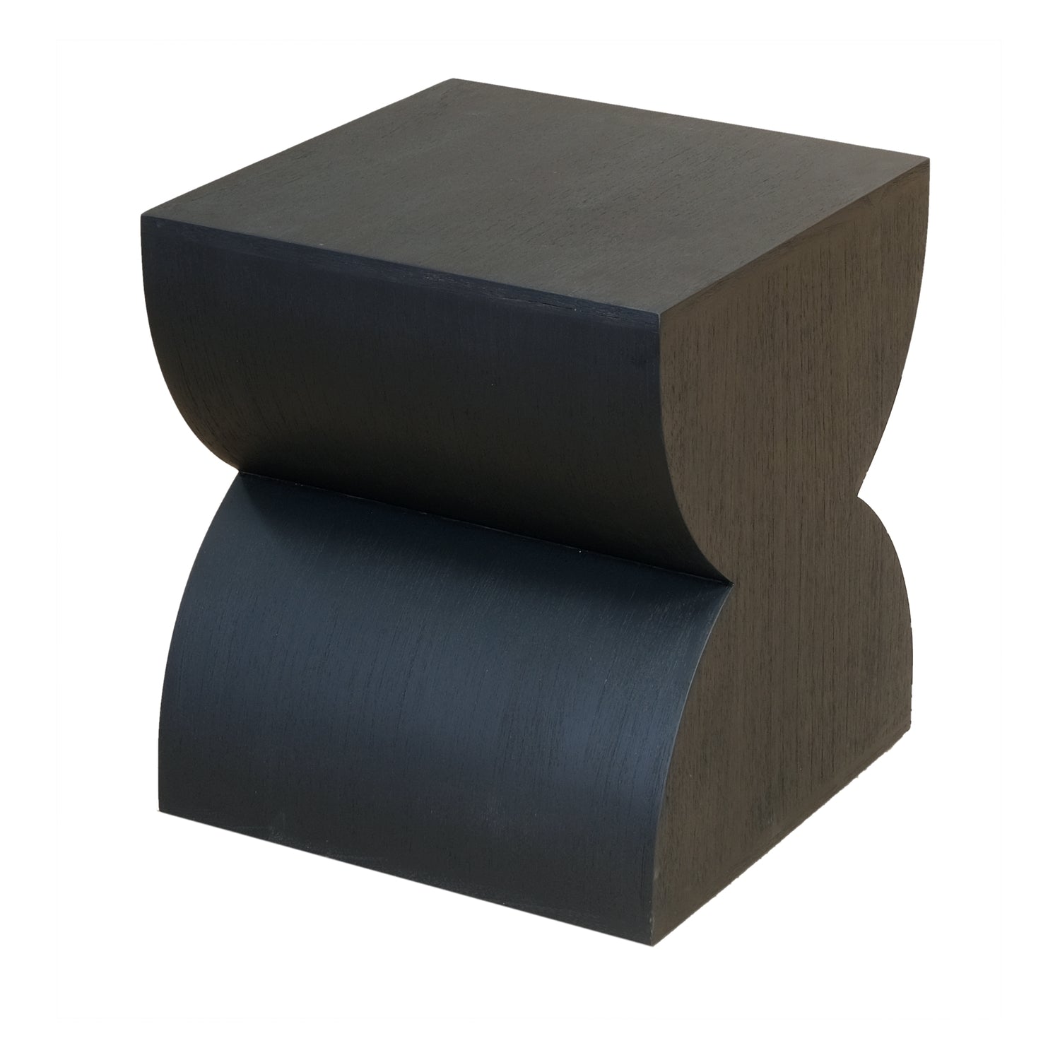 Table d'appoint moderne en bois avec plateau rond compact pour salon